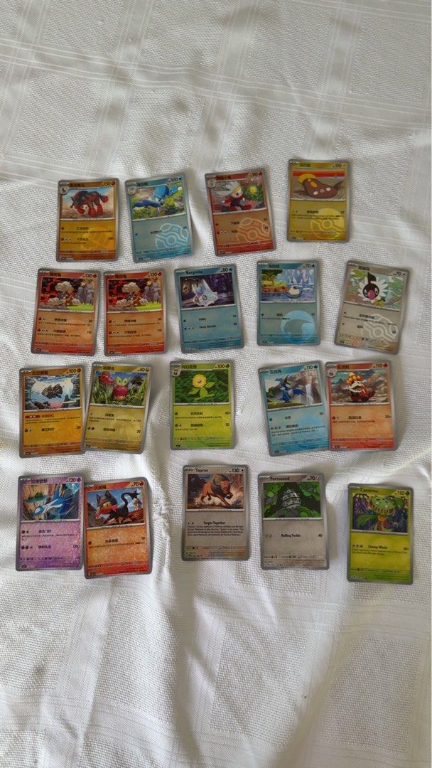 Pokemon Trading Cards - Various Pokemon (Category: Raw Singles) located in Manila. Submitted by glitterfartbomb (Listing ID 1445836581, Image 1). Description: - Collection of Pokemon Trading Cards -no flaws, brand new condition, untouched - From various sets and feature different Pokemon - Ideal for collectors and players - Some cards are holographic - Please check photos for specific cards included - Feel free to ask any questions.