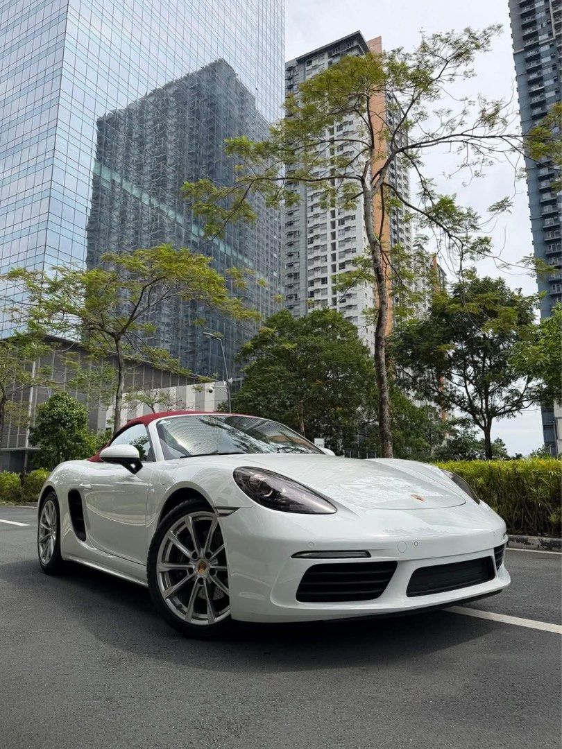 Porsche 718 Boxster Auto (Category: Used Cars) located in Manila. Submitted by quality_cars (Listing ID 1445938954, Image 2). Description: 🔥 FOR SALE‼️ PORSCHE 718 BOXSTER 2018 🔥 💰 ₱4,978,000 Negotiable ✅ Cash | Trade-In | Financing 🏁 2.0L Turbocharged Engine ⚙️ Automatic Transmission 📈 Only 15,000 KM Mileage 🔥 Full Exhaust System Installed 🚀 Dyno Tuned – 400HP ✨ First Owner Acquired ✨ Local PGA Unit ✨ Complete Casa Records ✨ Complete Orig