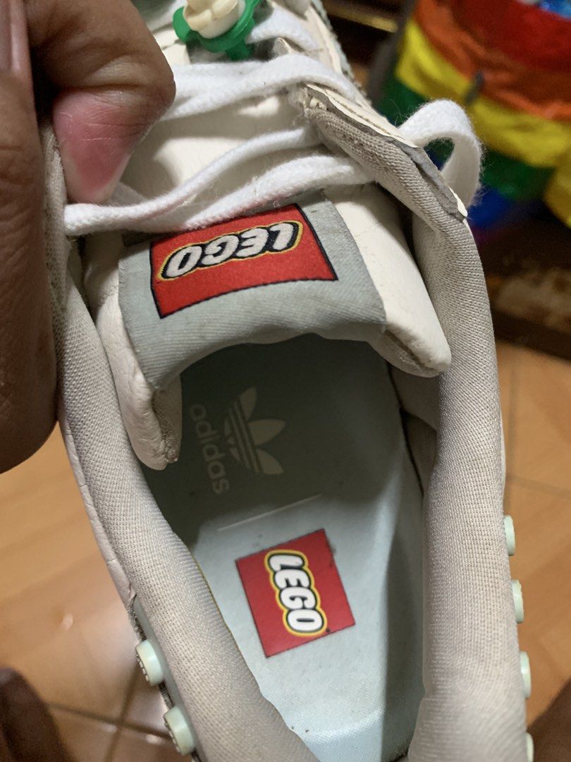 Pre Loved Lego Adidas 8.5 (Category: Sneakers) located in Las Pinas. Submitted by erd17declutters (Listing ID 1445892464, Image 2). Description: Kindly checks pictures attached for the issue. *No box Mop: Union Digital Bank Loc: Las Pinas Ship: Lalamove or JnT.