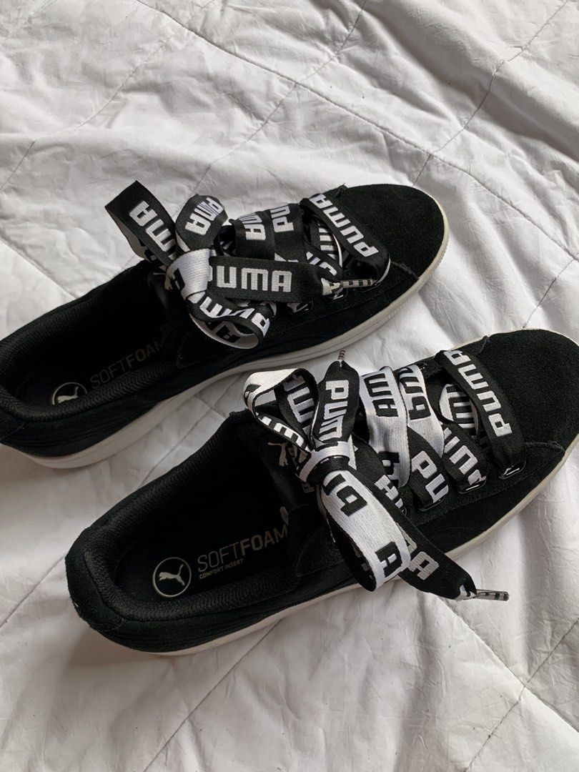 Puma Suede Ribbon Sneakers Black (Category: Sneakers) located in Batac City. Submitted by mateii (Listing ID 1445863499, Image 2). Description: 📌 Color: Black 📌 Description: Black, Suede, Ribbon Lace 📌 Size: 7.5 UK/41 EUR/10 US WMNS/26.5 cm 📌 Condition: Good as New, Never been used 📌 Reason for Selling: Not my Size 📌 Shipping: J&T 📌 Mode of Payment: Gcash or Maribank 💰 Negotiable.