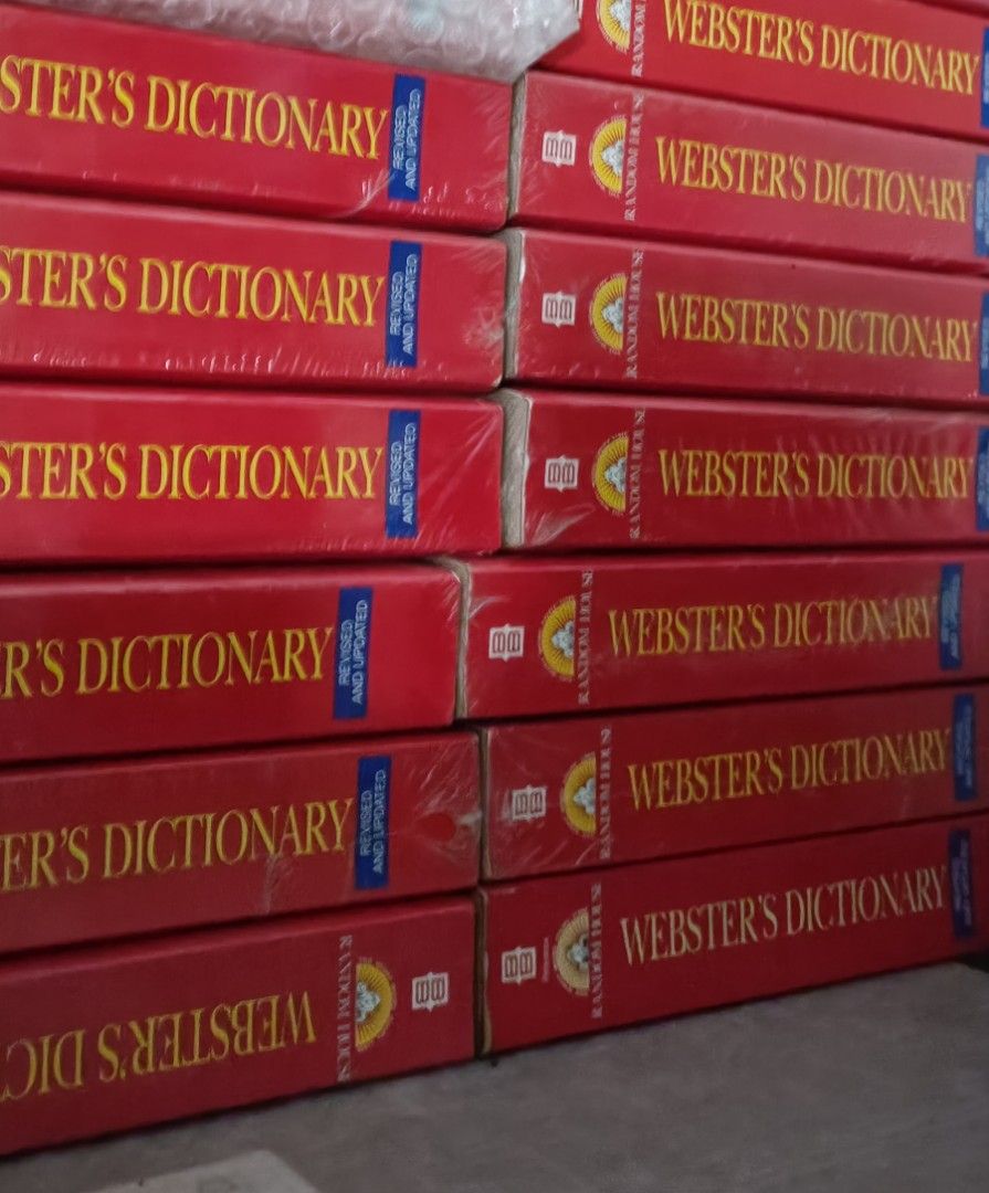 Random House Webster's Dictionary Fourth Edition (Category: Textbooks) located in Makati City. Submitted by fruitful8 (Listing ID 1445917250, Image 2). Description: - Random House Webster's Dictionary, Fourth Edition -299 Merriam Webster pocket dictionary -150 Not used but brownish due to storage .