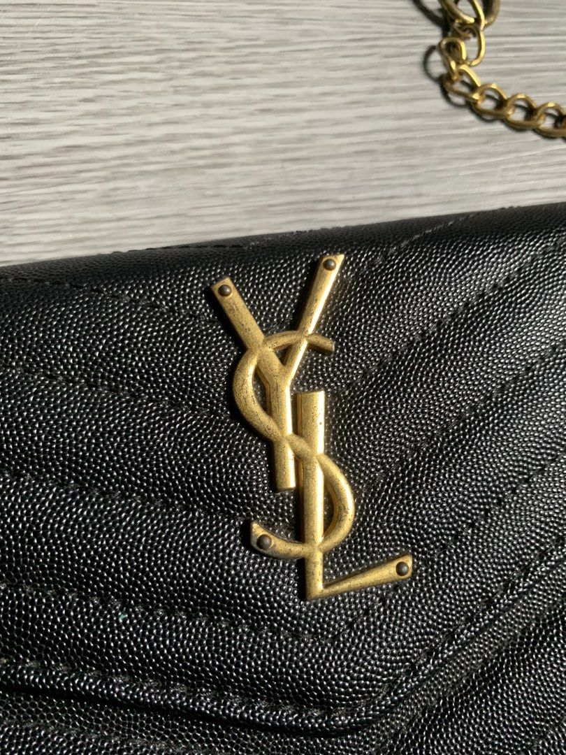 Saint Laurent Small Envelope Wallet (Category: Luxury Bags & Wallets) located in Pozorrubio. Submitted by plco. (Listing ID 1445955320, Image 3). Description: Saint Laurent Small Envelope Wallet Width 7.5inch Height 5.5inch color rate: 10/10 excellent condition no issue.