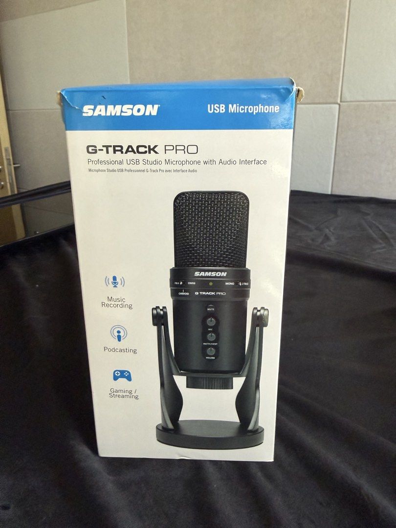 Samson G-Track Pro Professional USB Studio Microphone with Audio Interface