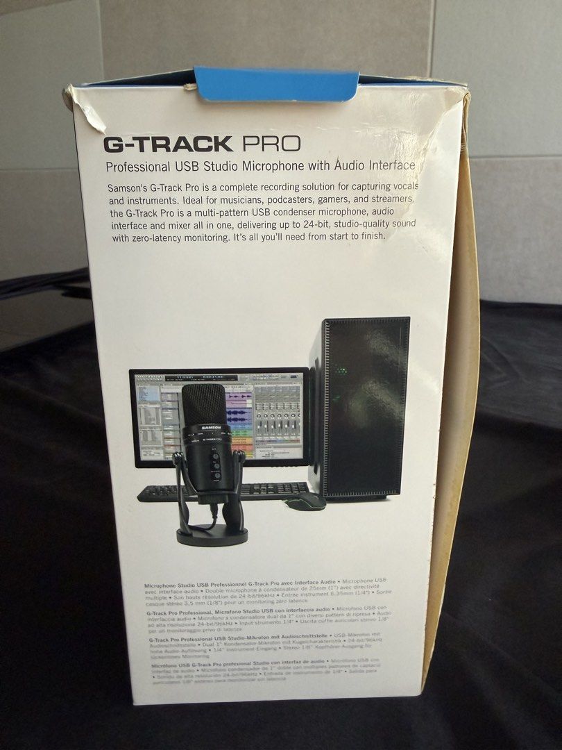 Samson G-Track Pro Professional USB Studio Microphone with Audio Interface492053314425989121