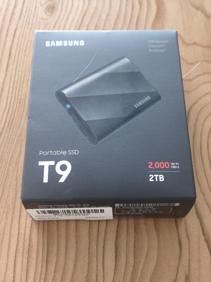 Samsung Portable SSD T9 2TB External Storage491644469149050880