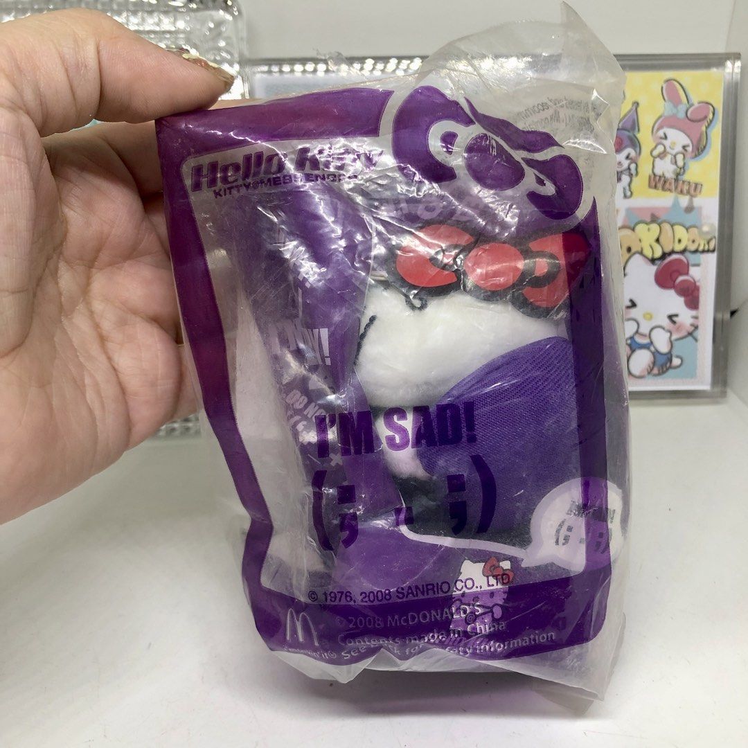 SANRIO HELLO KITTY I’M SAD PLUSH CHARM (Category: Plushies & Soft Toys) located in Quezon City. Submitted by kitsune.treasures (Listing ID 1445878582, Image 1). Description: *First to pay policy! *1 day reservation only. Failure to pay on time, auto cancel. 📍Quezon City * MOD: J&T | Lalamove * MOP: GCASH | BPI 📦ON HAND AND READY TO SHIP CONDITION: WHAT YOU SEE IS WHAT YOU GET. Dimensions: Kindly check the photos for the actual measurements. Ple