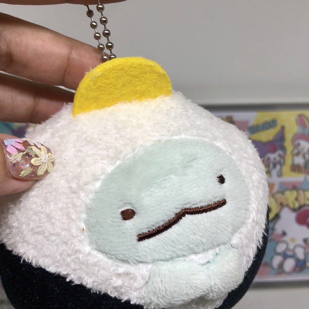 SAN-X SUMIKKO GURASHI PLUSH CHARM (Category: Plushies & Soft Toys) located in Quezon City. Submitted by kitsune.treasures (Listing ID 1445876422, Image 2). Description: *First to pay policy! *1 day reservation only. Failure to pay on time, auto cancel. 📍Quezon City * MOD: J&T | Lalamove * MOP: GCASH | BPI 📦ON HAND AND READY TO SHIP CONDITION: WHAT YOU SEE IS WHAT YOU GET. Dimensions: Kindly check the photos for the actual measurements. Please c