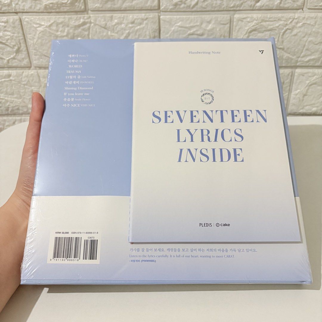 Seventeen Lyrics Inside (Sealed) (Category: CDs & DVDs) located in Quezon City. Submitted by noonasshopph (Listing ID 1445798576, Image 2). Description: Brand New and Sealed Last Price already MOP: GCASH MOD: Lalamove/Grab only Loc : Project 4 QC Rfs: declutterring .