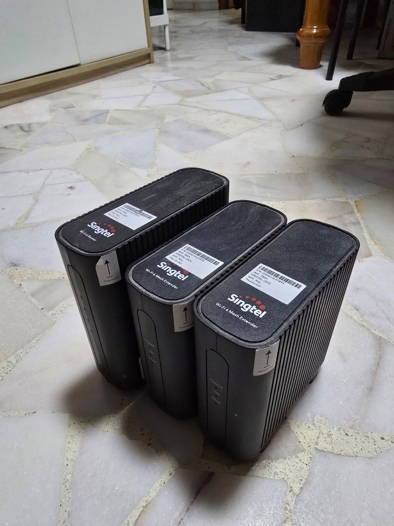 Singtel WiFi 6 Router with Mesh Extender Set492134081590743040