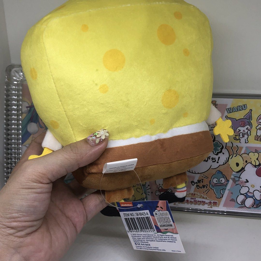 SPONGEBOB SQUARE PANTS PLUSH TOY (Category: Plushies & Soft Toys) located in Quezon City. Submitted by kitsune.treasures (Listing ID 1445890365, Image 3). Description: *First to pay policy! *1 day reservation only. Failure to pay on time, auto cancel. 📍Quezon City * MOD: J&T | Lalamove * MOP: GCASH | BPI 📦ON HAND AND READY TO SHIP CONDITION: WHAT YOU SEE IS WHAT YOU GET. Dimensions: Kindly check the photos for the actual measurements. Please ch