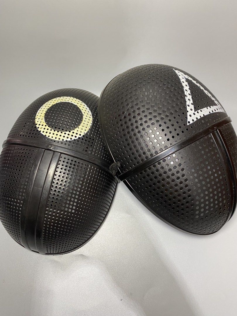 Squid game guard mask (Category: Western Merchandise) located in Manila. Submitted by jms_prgs (Listing ID 1445824995, Image 1). Description: Pm for more information Cabuyao, Laguna J&T Gcash.