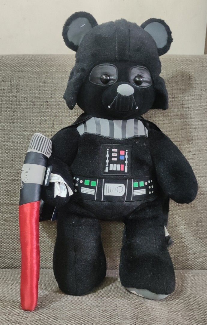 Star Wars Darth Vader Build-A-Bear Plush with Lightsaber Accessory (Category: Plushies & Soft Toys) located in Cavite. Submitted by dextermanalo28 (Listing ID 1445869133, Image 1). Description: Large 45cm with Tag Star Wars Darth Vader Build-A-Bear Plush with Lightsaber Accessory.