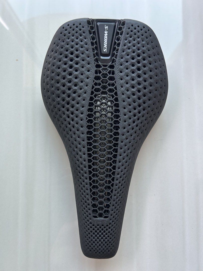 S-Works Power Evo Mirror Saddle (Category: Parts & Accessories) located in Singapore. Submitted by whitearrows (Listing ID 1444225673, Image 1). Description: 143mm S-Works Power Evo Mirror Taken off a brand new bike Never been ridden on before.