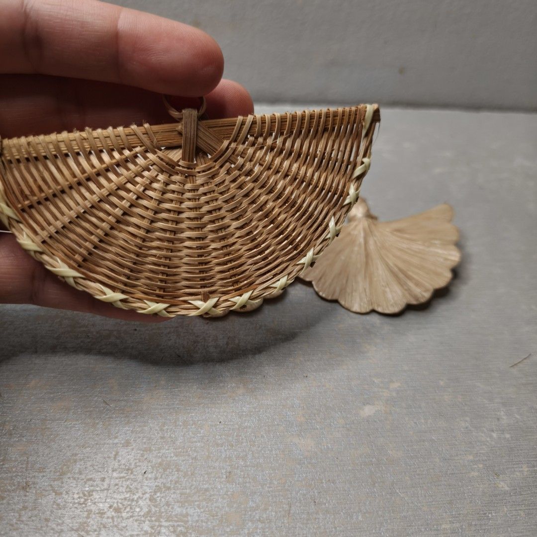 Take All Miniature Fan Handcrafted (Category: Handmade Craft) located in Cavite. Submitted by donyachuHandicraft (Listing ID 1445854142, Image 2). Description: Take All Miniature fan pamaypay Handcrafted Handmade For making native boho earrings For decor For Hanging Ornament For doll house For DIY projects For Craft Project Please view all photos before purchasing Pay tru Gcash Ship tru Gogoexpress Lalamove Sf c/o by the buyer.