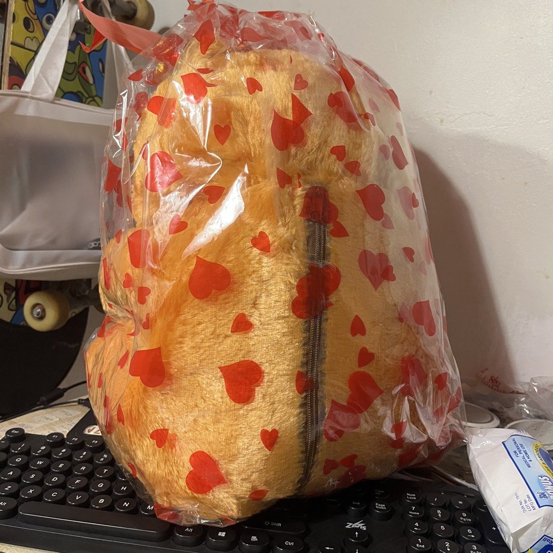 Teddy Bear as gift - with cover (Category: Plushies & Soft Toys) located in Quezon City. Submitted by giometryyy (Listing ID 1445974993, Image 3). Description: unopened stuffed toy pwede pang gift 15 inches height 📍Fairview, QC 🛵Lalamove / j&t payment first.