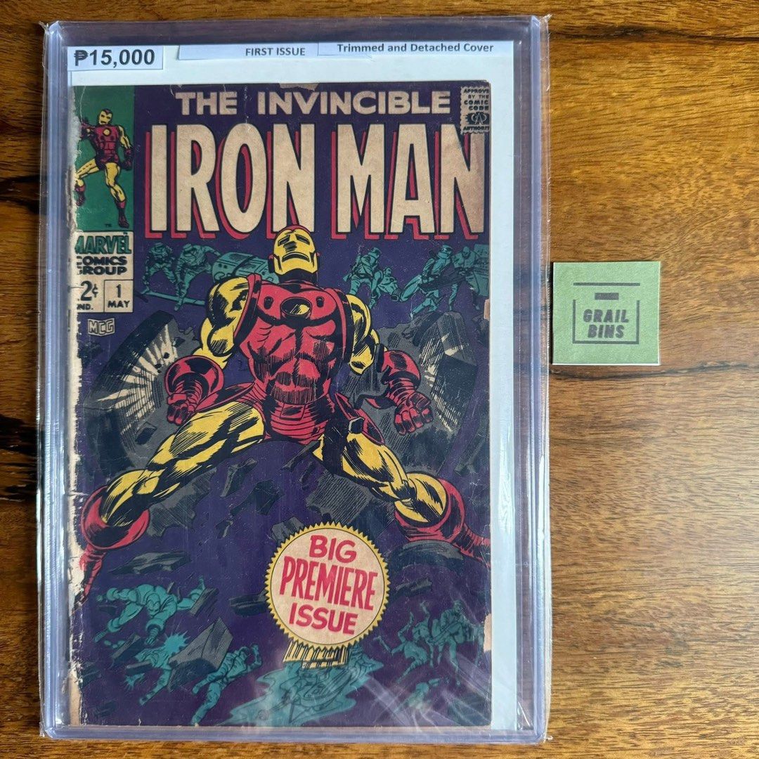 The Invincible Iron Man #1 First Issue Marvel Comics (Category: Comics & Manga) located in Manila. Submitted by zoomeum (Listing ID 1445864545, Image 1). Description: - The Invincible Iron Man #1 - First issue / Premiere edition - Cover is trimmed and detached For more high end comics follow my FB page: Grail Bins PH.