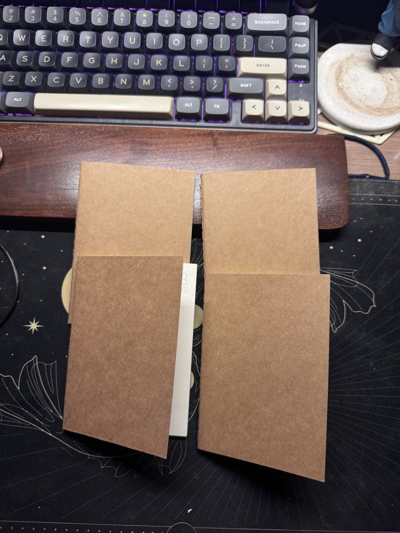 Traveler’s Notebook Passport Refills (dupes) (Category: Stationery & School Supplies) located in Makati City. Submitted by jessemoon (Listing ID 1445944094, Image 3). Description: Selling only as a set: 2 grid, 1 free monthly, 1 blank TN passport refill dupes FP friendly. Minimal to no feathering with sample on the last photo. Rfs: decluttering. too many tn refills Fixed price. Ships from San Juan/QC via SDD or J&T. .