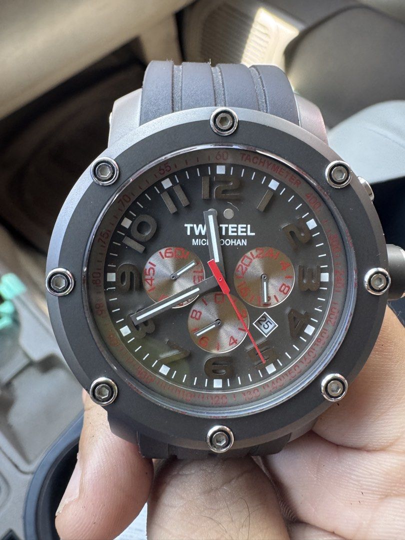 TW Steel TW613 - “Mick Doohan Edition” (Category: Men's Watches) located in San Fernando. Submitted by gcanlas05 (Listing ID 1445867310, Image 2). Description: Used 1x-2x, then stocked. Battery replaced and watch re-oiled and cleaned internally. Location: Pampanga (Manila by Schedule).
