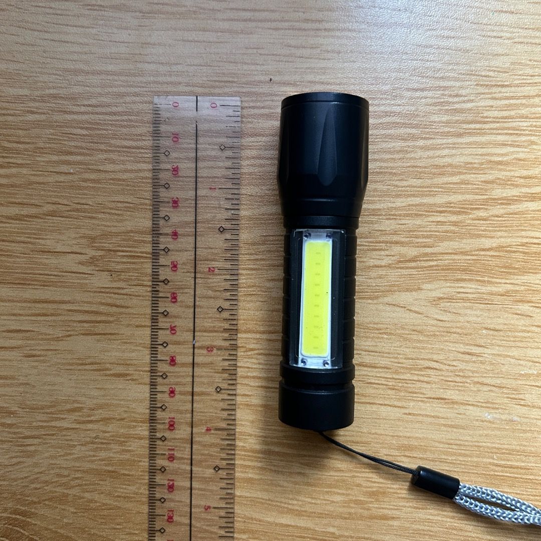 Ultra-Bright LED Tactical Flashlight – Portable Handheld Multi-Mode Flashlight | Outdoor & Emergency Light PH (Category: Flashes) located in Cavite. Submitted by classicusphilippines (Listing ID 1445803754, Image 3). Description: Light up your surroundings with this Ultra-Bright LED Tactical Flashlight, designed for outdoor adventures, emergency situations, travel, and everyday use. Featuring multiple lighting modes and a durable handheld design,