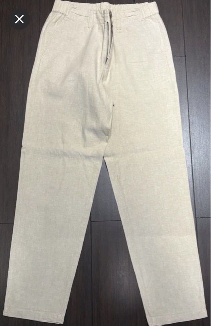 Uniqlo jeans/ trousers (Category: Jeans) located in Pasig City. Submitted by blt78 (Listing ID 1445860214, Image 2). Description: UNIQLO white skinny jeans Size 29 Waist 15.5in Length 37in Uniqlo denim ripped jeans Size 26 Straight leg, ankle length Uniqlo easy trousers Size S Straight leg, ankle length SOLD.