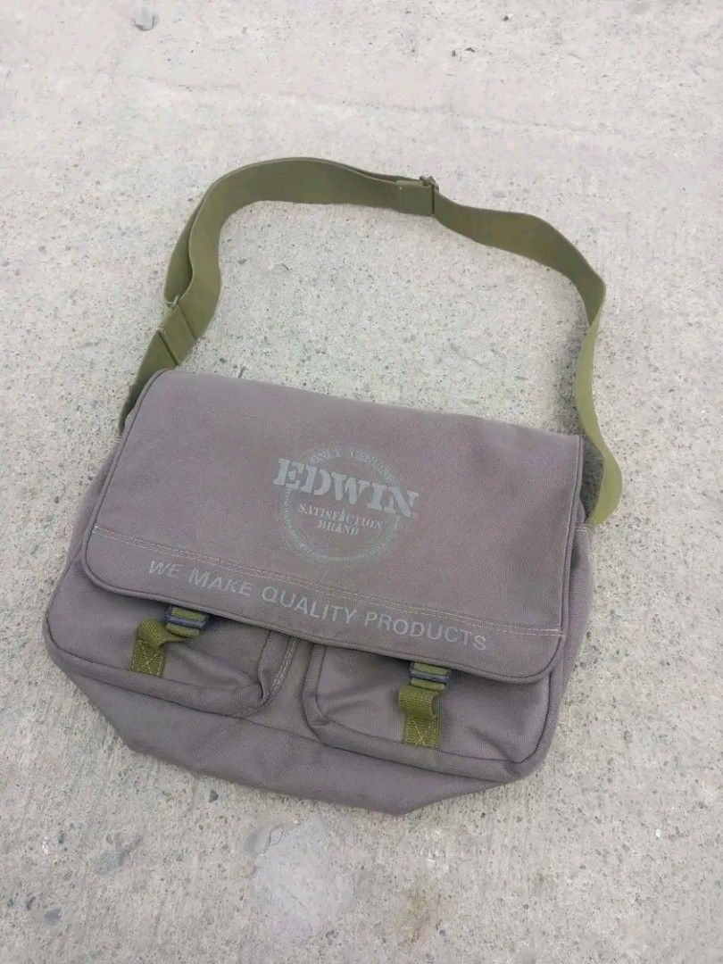 Vintage EDWIN military messenger bag (Category: Sling Bags) located in Guiguinto. Submitted by selected_3rp (Listing ID 1445833891, Image 2). Description: vintage EDWIN military messenger bag no issue pm.