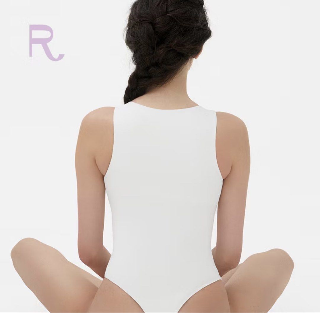 White Round Neck Bodysuit - Recess (Category: Sleeveless) located in Narvacan. Submitted by pammyness (Listing ID 1445865455, Image 3). Description: Best dupe for Patton but better since it’s cheaper. The best local brand for body suit that can compete to international brands. Trust me I’ve tried it all. Worn only once. Small to medium frames. For reference: Bust - 34A Waist - 37” Hips - 42” Rfs. Gained weight.