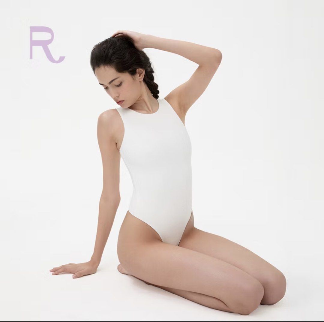 White Round Neck Bodysuit - Recess (Category: Sleeveless) located in Narvacan. Submitted by pammyness (Listing ID 1445865455, Image 2). Description: Best dupe for Patton but better since it’s cheaper. The best local brand for body suit that can compete to international brands. Trust me I’ve tried it all. Worn only once. Small to medium frames. For reference: Bust - 34A Waist - 37” Hips - 42” Rfs. Gained weight.