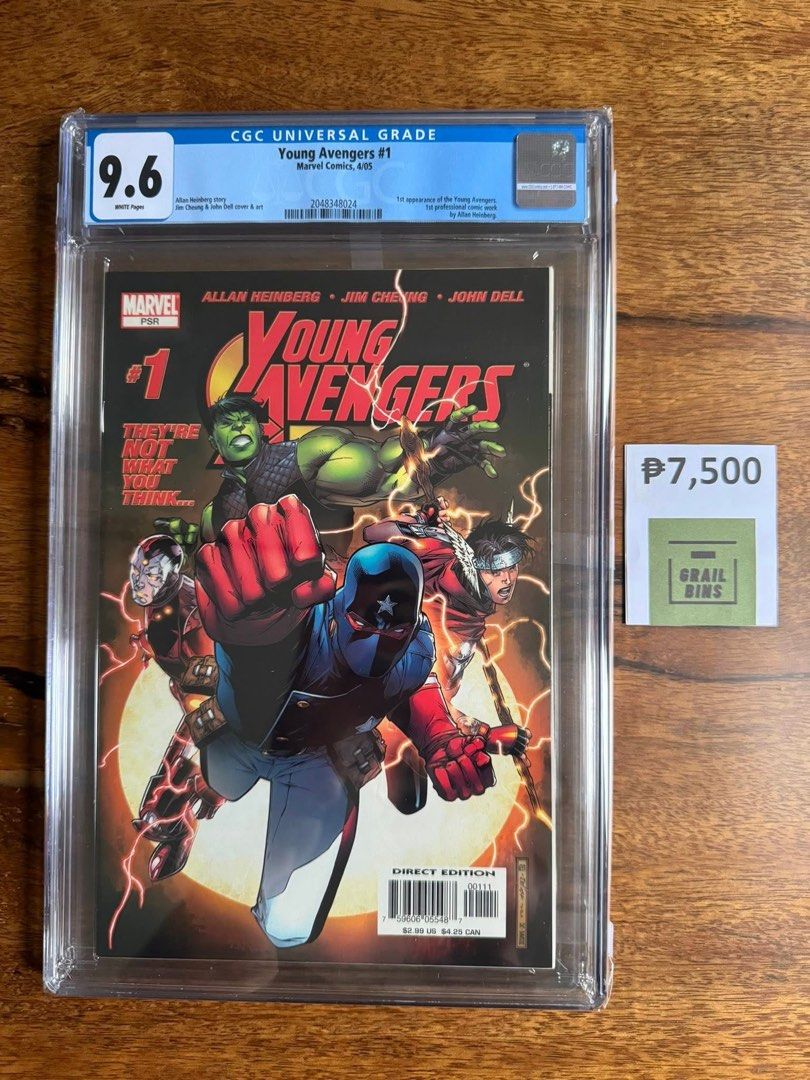 Young Avengers #1 CGC 9.6 Marvel Comics (Category: Comics & Manga) located in Manila. Submitted by zoomeum (Listing ID 1445864903, Image 1). Description: For more high end comics follow my FB page: Grail Bins PH .