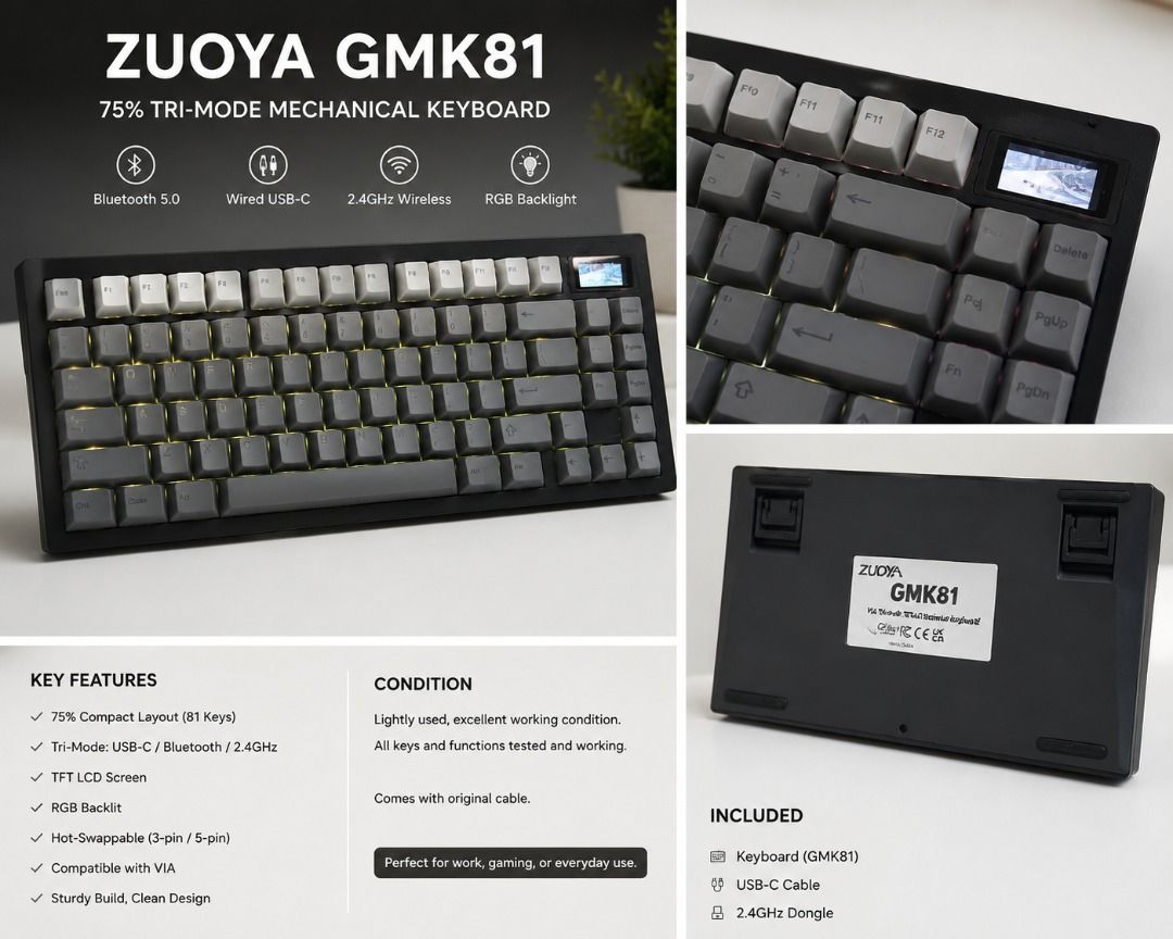 ZUOYA GMK81 CUSTOM BUILT
