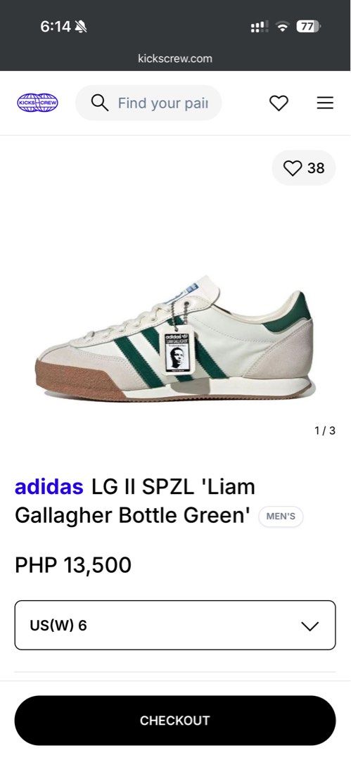 Adidas LG II Spezial Liam Gallagher (Category: Sneakers) located in Paranaque City. Submitted by declutterwithme620 (Listing ID 1446158377, Image 1). Description: Bought for 15k, selling for 12k. Used twice in Singapore. Comes with its original box. V limited release. .