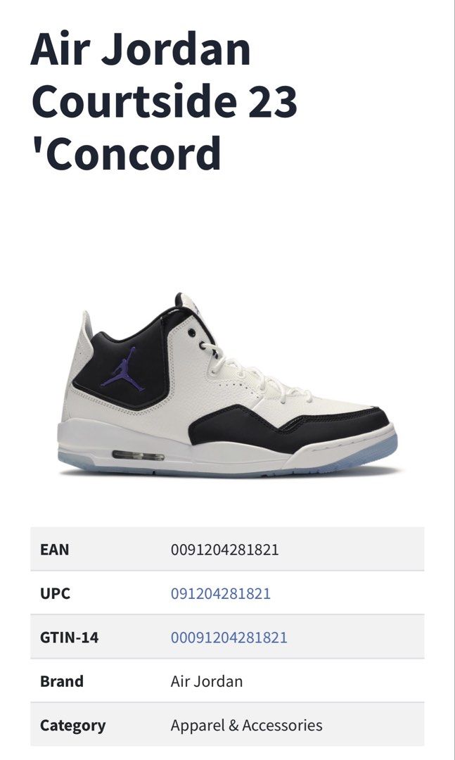 AIR JORDAN (Category: Casual Shoes) located in Manaoag. Submitted by jrainier (Listing ID 1446094965, Image 1). Description: AIR JORDAN Authentic/Legit Size: 44 Excellent Condition With Pouch.