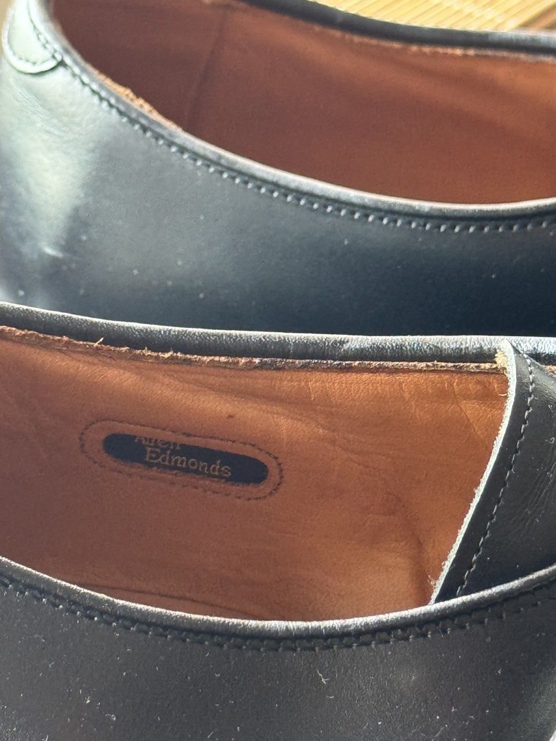 Allen Edmonds Halsted Single Monk US10.5 UK9.5 (Category: Dress Shoes) located in Quezon City. Submitted by bbo55 (Listing ID 1446094892, Image 2). Description: Allen Edmond Halsted Single Monk Black Dress Shoes Recently Shined, minimal heeldrag, original Allen Edmond heel RFS: Bought here in Carousell but seller gave the wrong size. Had it shined and restored the steel hardware .
