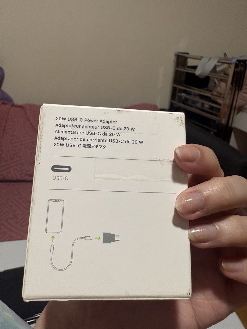 Apple USB-C 20W Power Adapter (EU Plug) (Category: Chargers & Cables) located in Manila. Submitted by beng.2625 (Listing ID 1446157708, Image 2). Description: - Original Apple 20W USB-C Power Adapter - EU Plug version - Fast charging for iPhone and other USB-C devices - Compact and portable design - Original packaging included.