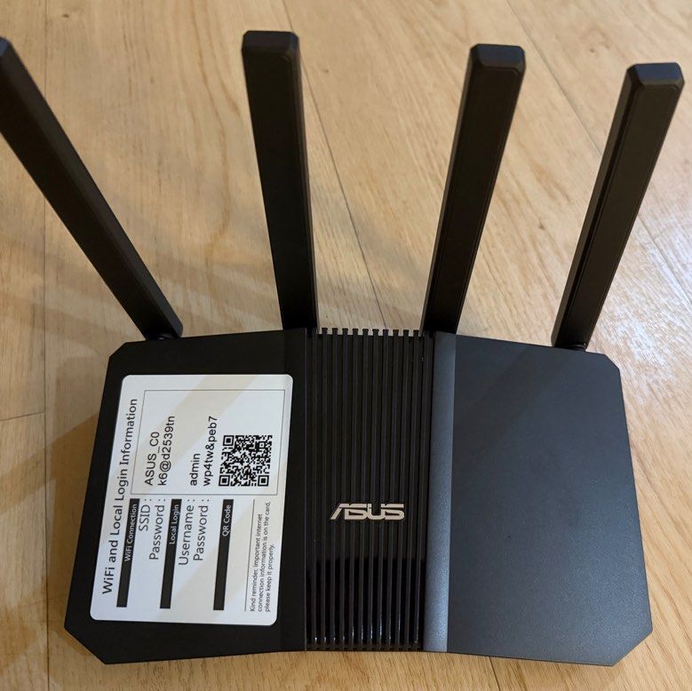 ASUS WiFi Router RT-BE58U