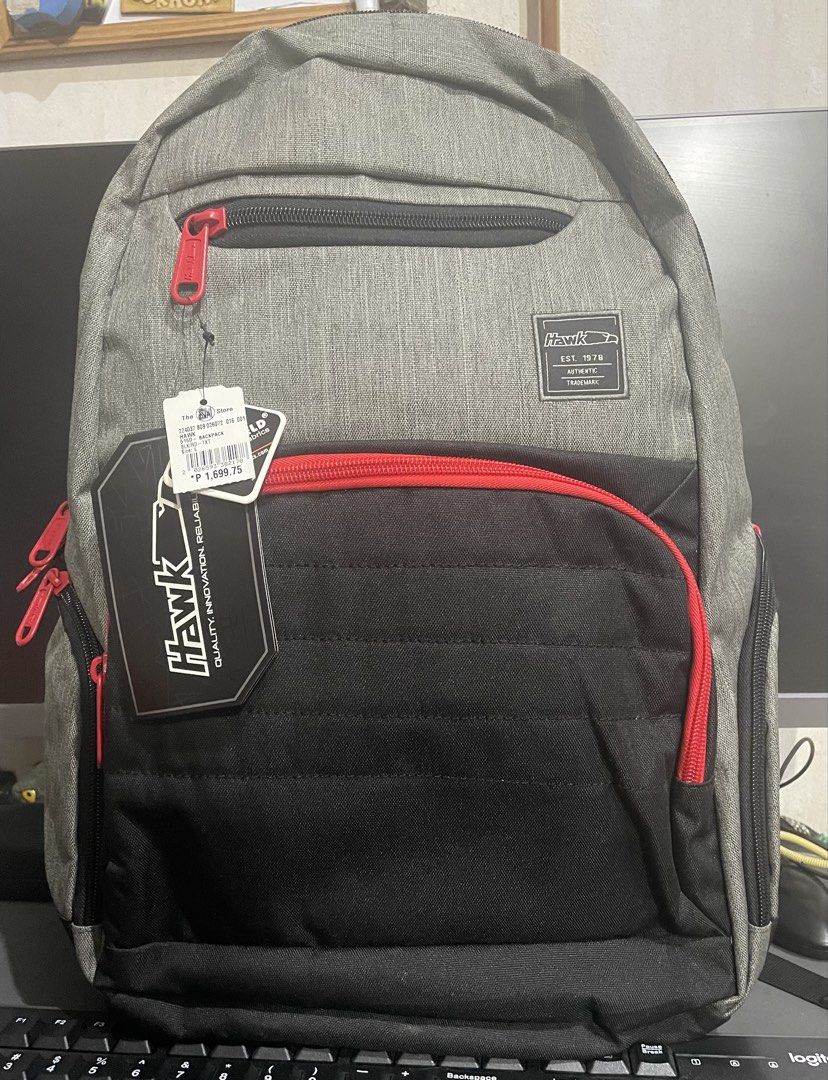 Authentic Hawk Lifestyle Backpack (Category: Backpacks) located in Manila. Submitted by prelovedpicksph (Listing ID 1446062080, Image 1). Description: — in good condition, no flaws — orig price: ₱1,700 (as shown on tag).