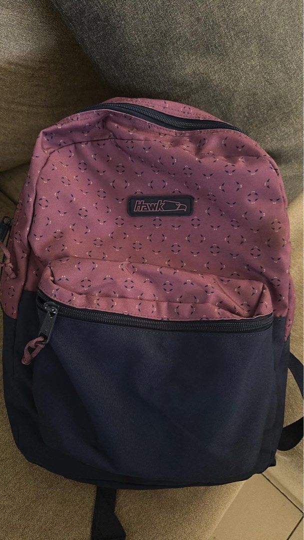 Authentic Preloved Hawk Backpack Secondhand For School Bags (Category: Backpacks) located in Cavite. Submitted by chokistarsz (Listing ID 1446114252, Image 2). Description: .
