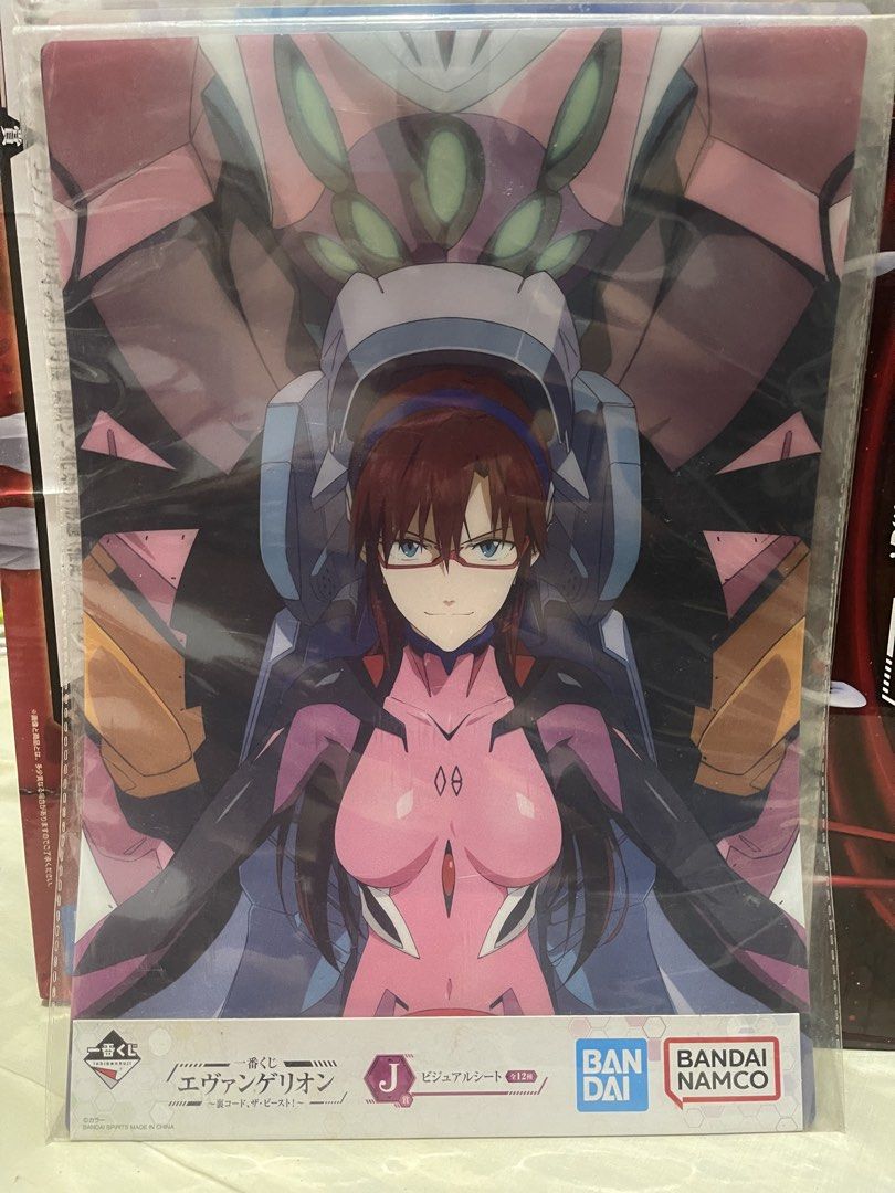 Bandai Namco Neon Genesis Evangelion Visual Sheet (Category: Art & Prints) located in Subic. Submitted by logbytestoyexpress (Listing ID 1446034096, Image 1). Description: Bandai Namco Neon Genesis Evangelion visual sheet featuring Mari Illustrious Makinami Plastic made (makapal din) Pwedeng table mat Pwedeng wall poster Defined Shipping Courier - LBC CoP / JnT - ₱100 Shipping deposit NEEDED or prebooking sa LBC app to determine ung exact Shippin