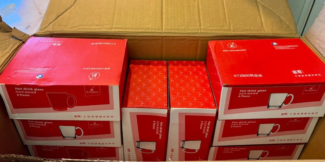 Bnib glass cups