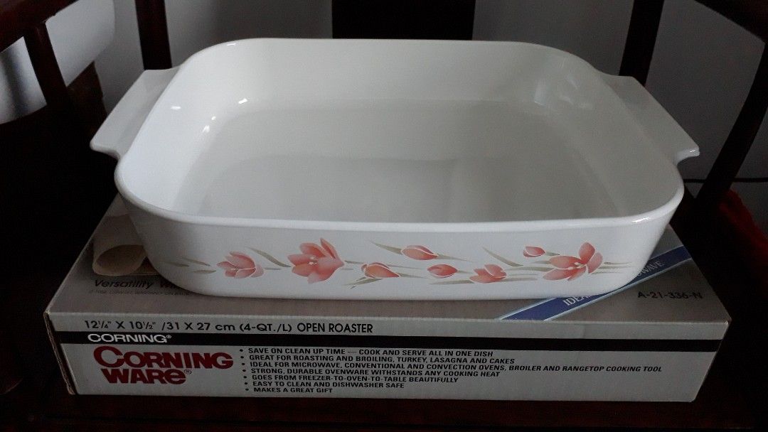 Brand New Corning Ware Open Roaster Baking Dish with Box