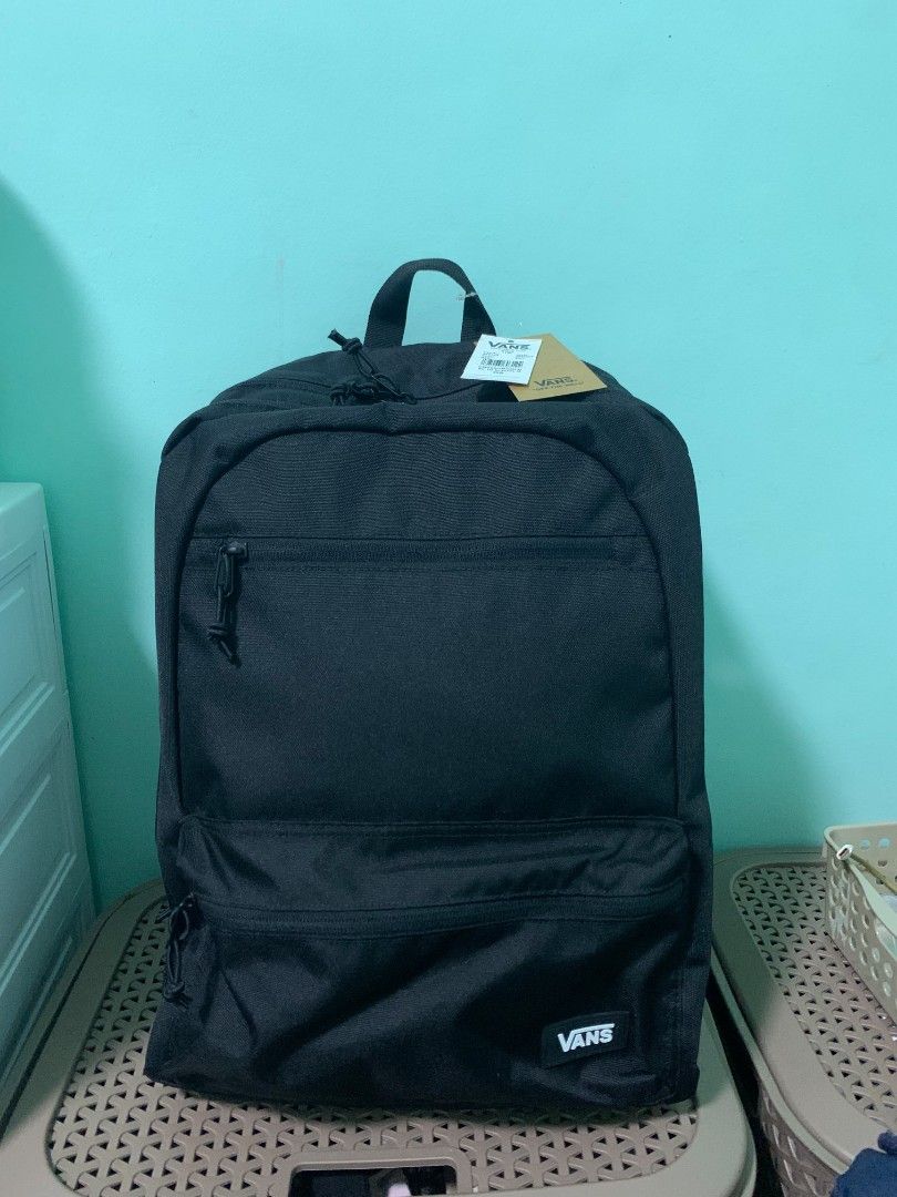 Brand New Original Vans Back to School Backpack (Category: Backpacks) located in Bacolod City. Submitted by rethreaded.co (Listing ID 1446104536, Image 3). Description: Brand New Original Vans Back to School Backpack - Bought from the mall (not ukay/thrifted) - Brand new with tags attached - No Issues - Comes with original paper bag - Color: Black - Spacious and perfect for school, work, or everyday use - Loc Negros Occidental 📍 - Unli vouch/Vc 