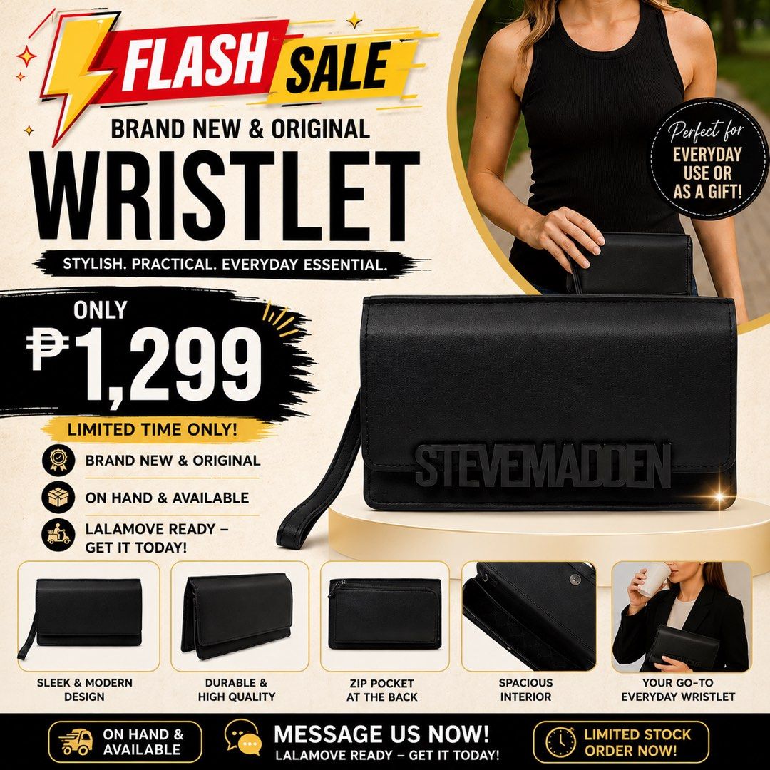 Brand new Wristlet (Category: Clutches) located in Paranaque City. Submitted by markkann (Listing ID 1446145652, Image 1). Description: Brand new Original On hand Lalamove ready.
