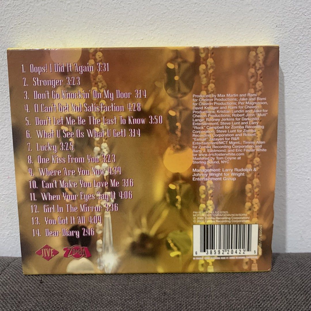 Britney Spears Oops!... I Did It Again CD Singapore Limited Edition (Category: CDs & DVDs) located in Cebu City. Submitted by _collectunbox_ (Listing ID 1446095567, Image 2). Description: - Britney Spears Oops!... I Did It Again CD - Asian Limited Edition - Includes original Britney pendant - Features 1 bonus track - Tracklist available on back cover - A must-have for any Britney Spears fan!.