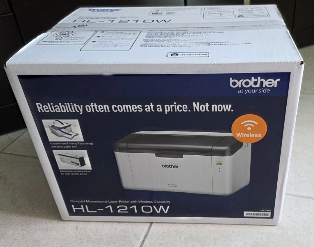 Brother HL-1210W Monochrome Laser Printer