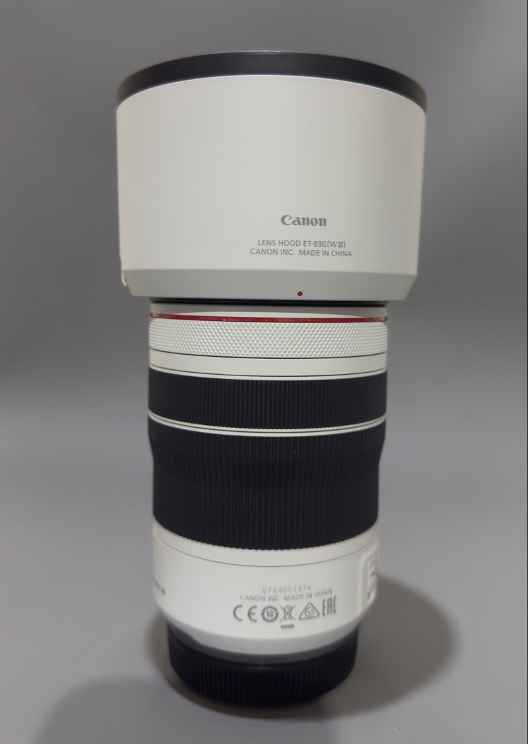 Canon RF 700-200 f4L (Category: Lens & Kits) located in Manila. Submitted by zqqdd256bm16173 (Listing ID 1446158378, Image 1). Description: No hidden issue Under Canon Philippines Warranty No fungus. Dry cabinet maintained.