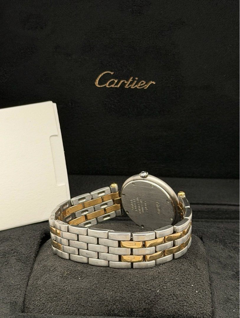 Classic Cartier Panthere Vendome Two Tone (Category: Luxury Watches) located in Manila. Submitted by timelesseleganceph (Listing ID 1446004038, Image 3). Description: Classic Cartier Panthere Vendome Two Tone Reference 183964 Size 30mm Quartz movement Dated 1990s Vintage Yellow Gold Two Tone Comes with Watch and Pouch.