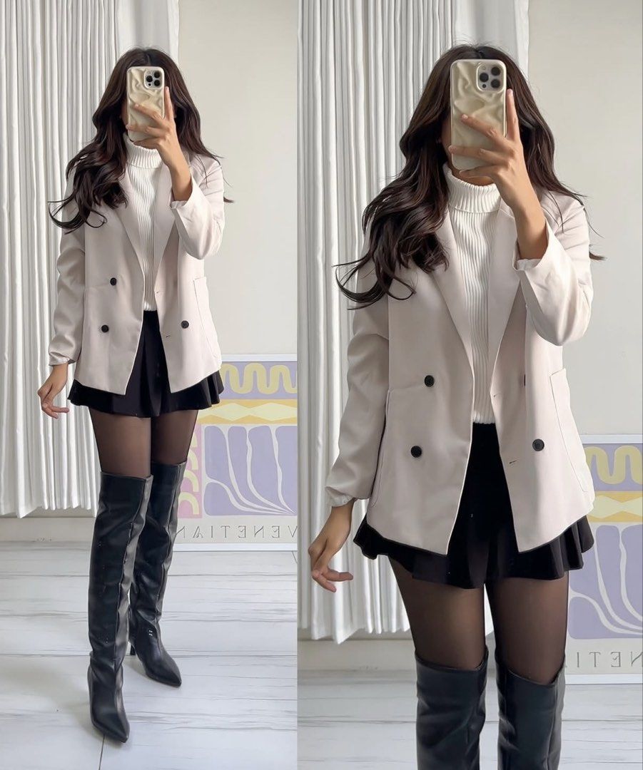 COATSMNL Blazer Spring Summer Small - Medium (Category: Coats, Jackets and Outerwear) located in Caloocan City. Submitted by _declutterbym (Listing ID 1446107758, Image 1). Description: - Ideal for spring and summer wear - Fits sizes Small to Medium - Direct Message (DM) to purchase - NEVER BEEN USED SINCE BOUGHT.