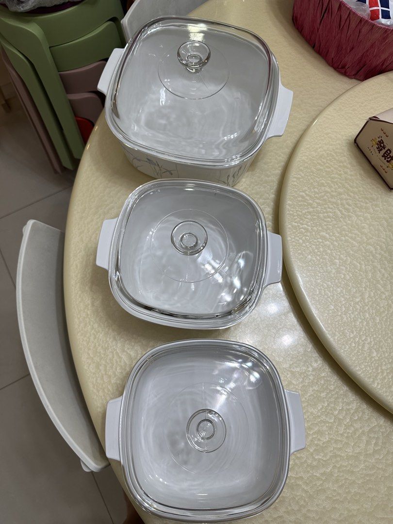 CorningWare Casserole Dishes with Glass Lids