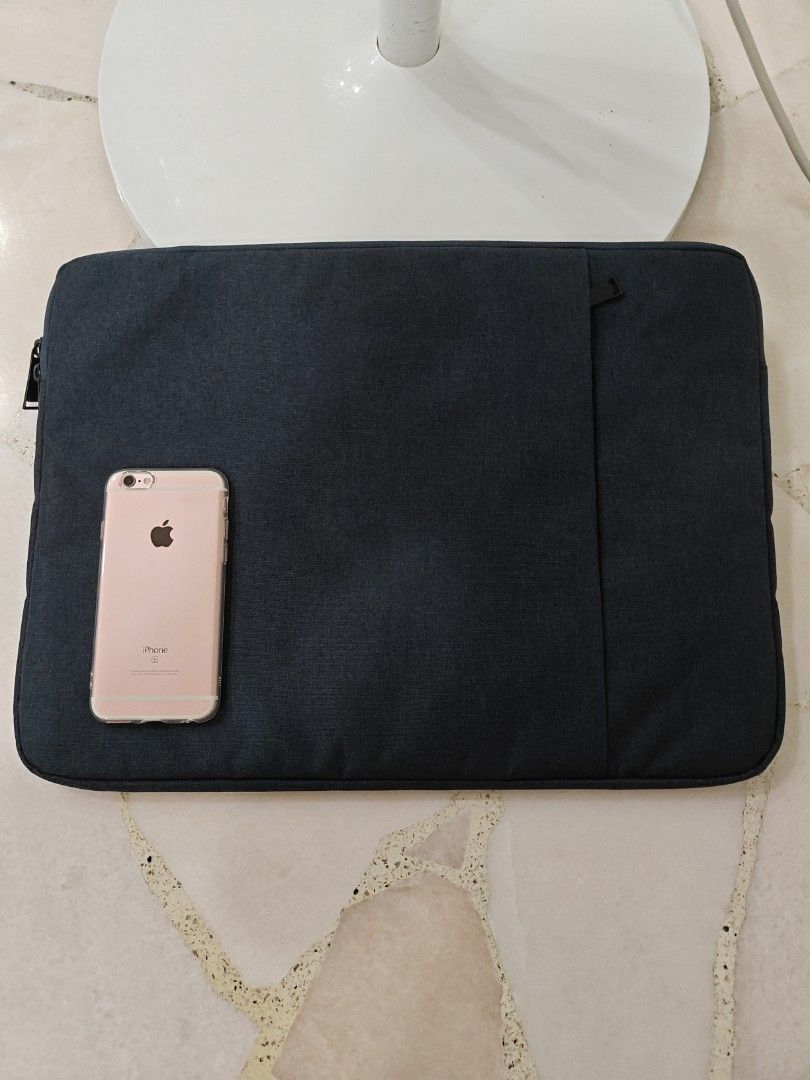 Dark Blue Laptop Sleeve with Front Pocket492846782214328322