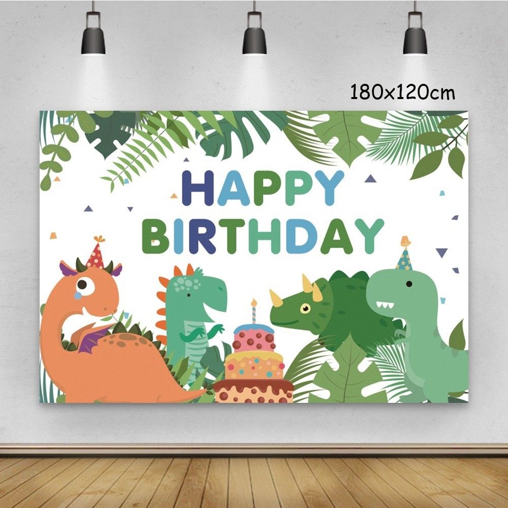 DINOSAUR BACKDROP CLOTH HAPPY BIRTHDAY DECORATION (Category: Other Kids Furniture) located in Manila. Submitted by mikaaaaaaaa (Listing ID 1446155438, Image 1). Description: Dinosaur Backdrop For only 150 pesos .