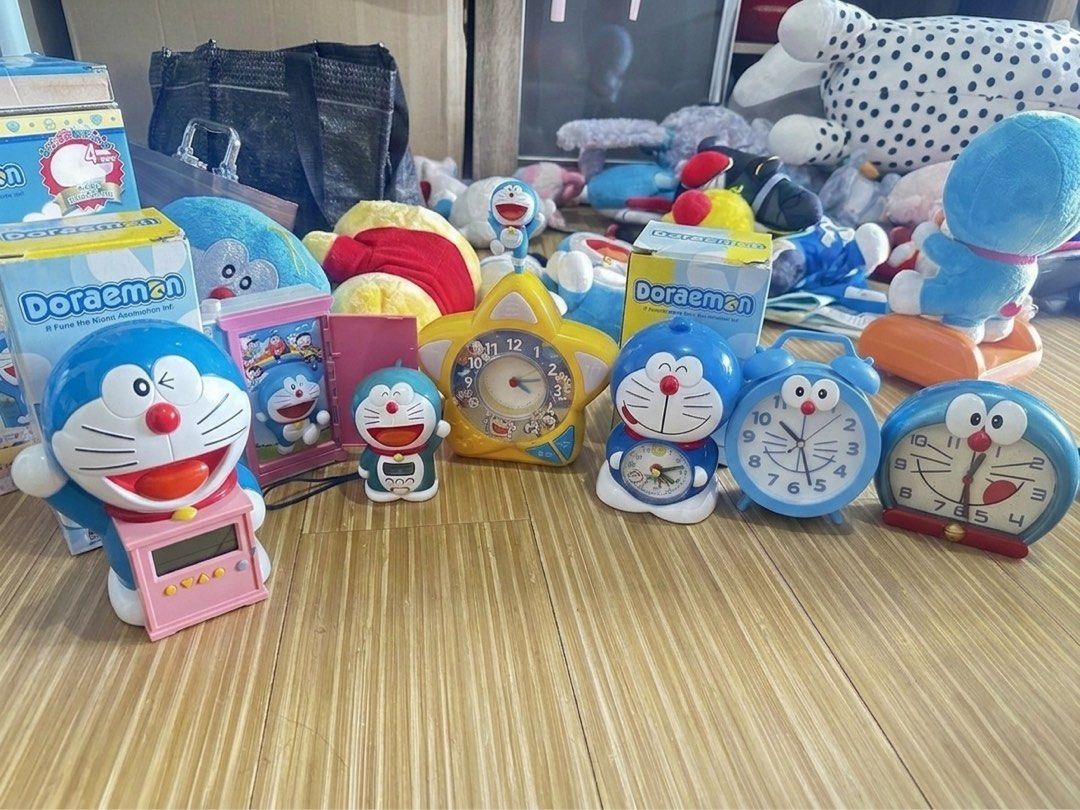 Doraemon Alarm Clocks Set (Category: Clocks) located in Taguig. Submitted by seek_and_ship (Listing ID 1446063997, Image 1). Description: I’m selling my entire Doraemon Clock Collection. All Working with Battery Cover underneath .